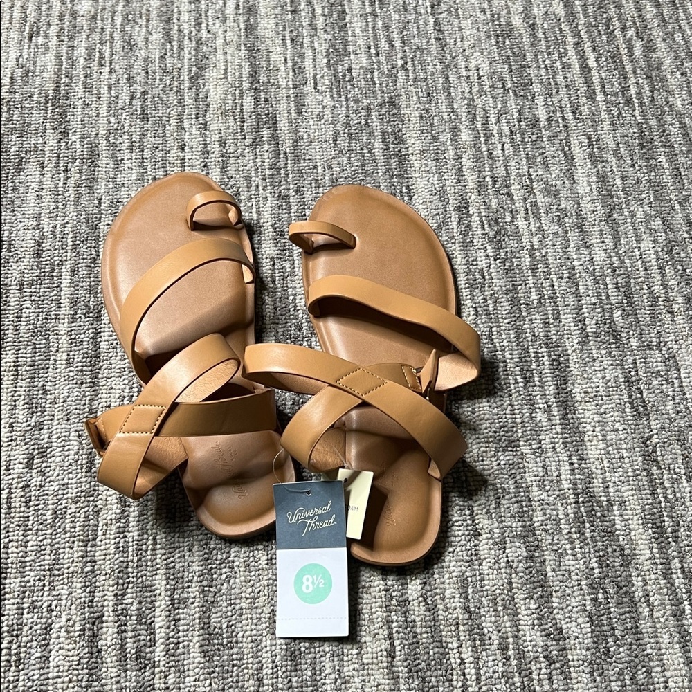 Universal Thread Sol Toe Loop Ankle Strap Sandals Various Sizes - Picture 7 of 7